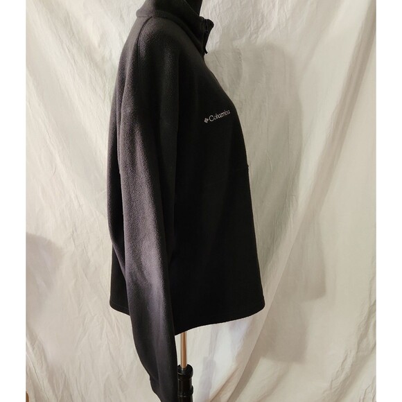 Columbia Mountain Dew 1/2 Zip Fleece Jacket Black XL Pullover Mens Womens Coat - Picture 7 of 11